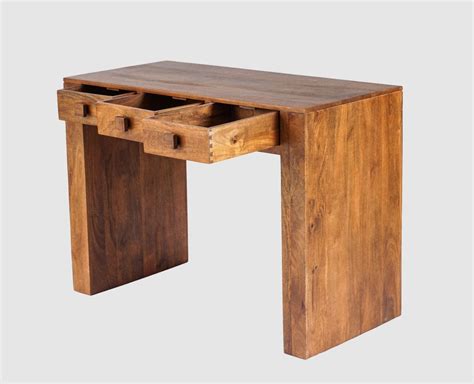 Buy Portugal Solid Wood Two Drawer Console Table Online on Furniselan