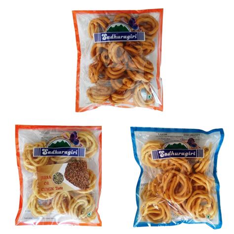 Sadhuragiri Theni Flavoured Muruku (120g x Pack of 3) - Spicy ...
