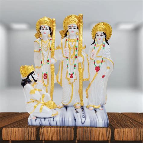 Buy ARADH- Gold Plated Ram DarbarMurti Idol Statue Sculpture | Shree ...