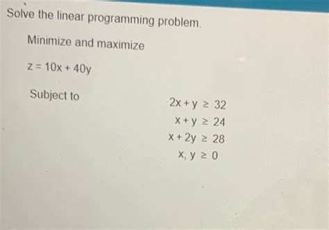 Minimize Calculator Linear Programming 的图像结果