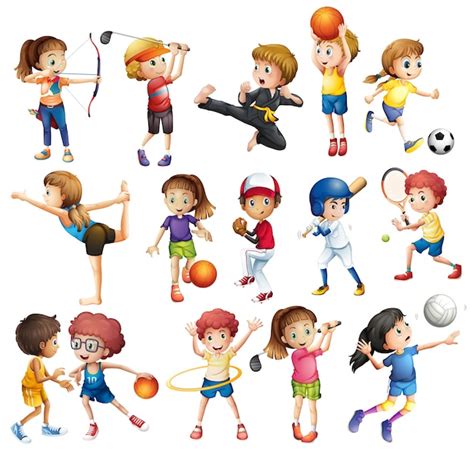 Sport cartoon Images - Free Download on Freepik