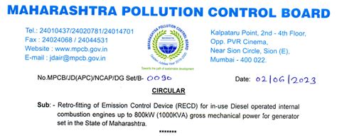 Government Notifications - Platino’s Retrofit Emission Control Device ...