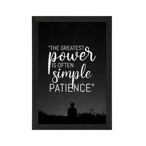 "The Greatest Power" Motivational Quote Satin Matt Texture UV Art ...