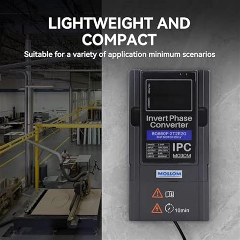Mollom 7.5KW 220V Single to 3 Phase Invert Phase India | Ubuy