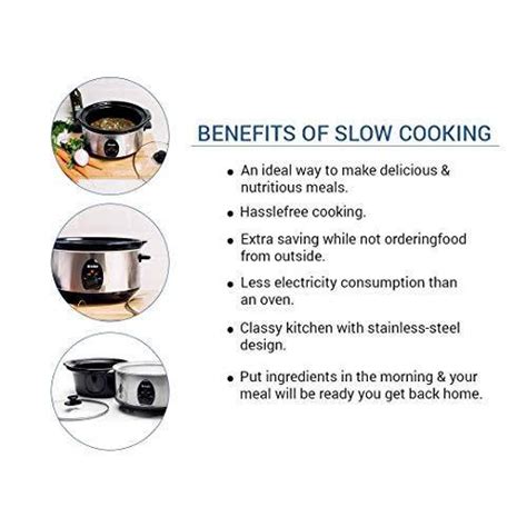 Sabichi Haden 3.5L Slow Cooker/Electric Multi-Function Cooker/Rice Coo ...