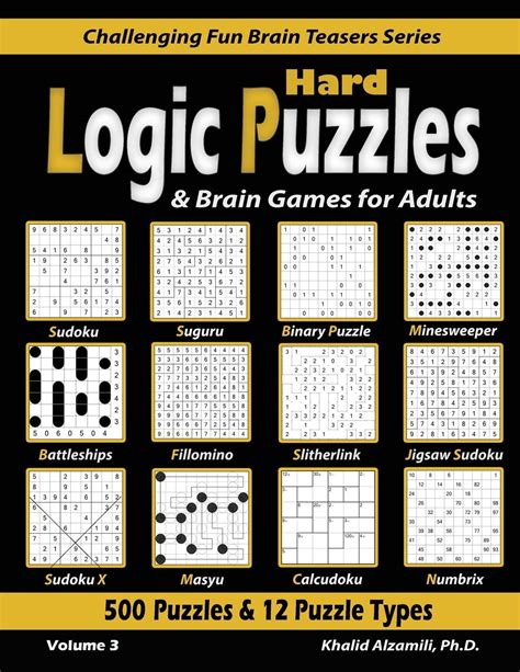Types Of Puzzles - Free Printable Worksheet