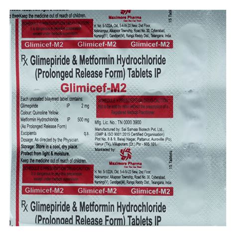 Glimicef-M2 Tablet | Uses, Side Effects, Price | Apollo Pharmacy