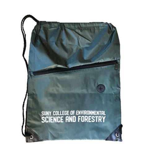 Cinch Sack with Front Zipper - ESF College Bookstore