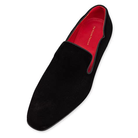 Black Velvet Slip-on Loafer for Men | The Royale Peacock