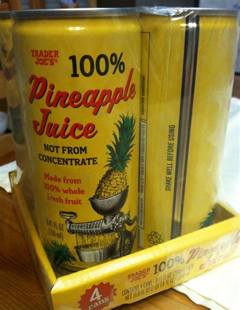 What's Good at Trader Joe's?: Trader Joe's 100% Pineapple Juice