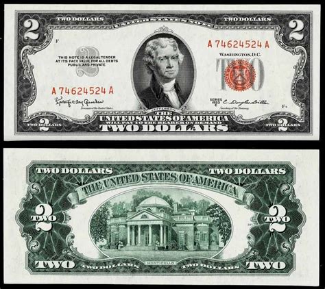 The Mysterious 1953 Red 2 Dollar Bill: A Rare Numerary Note with a ...