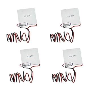 4pcs TEC1-12706 Radiator Thermoelectric Cooler Cooling Peltier Plate ...