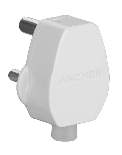 Anchor by Panasonic Super Plug Top 6A, 3 Pin, ISI Certified, Sleek ...