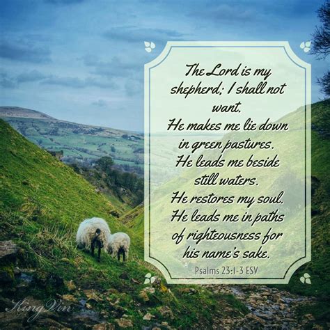 The Lord is my shepherd - I Live For JESUS