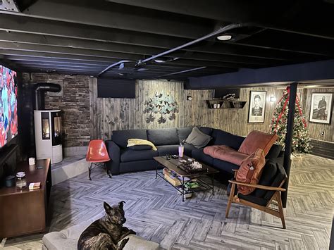 Simple Basement Man Cave Ideas Sunken Basement Man Cave Design Ideas