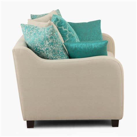 Buy Phoenix Fabric 3-Seater Sofa - Beige from Home Centre at just INR ...