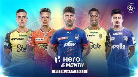 Hero of the Month Nominees - February 2023 | Hero ISL 2022-23