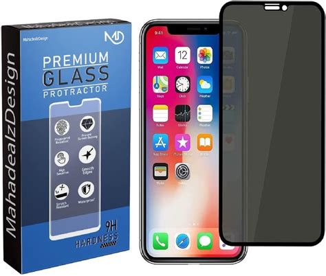 MahadealzDesign Premium Grade Privacy Tempered Glass For iPhone 11 Full ...