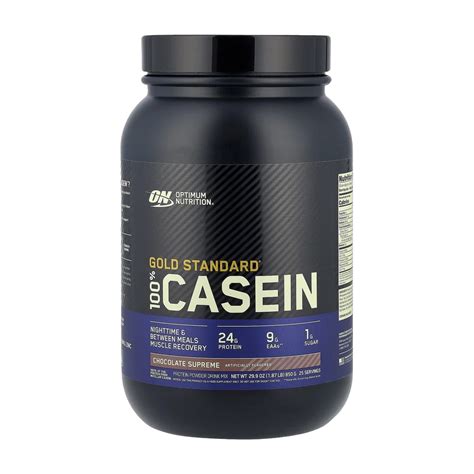 Optimum Nutrition, Gold Standard® 100% Casein, Chocolate Supreme, 1.87 ...