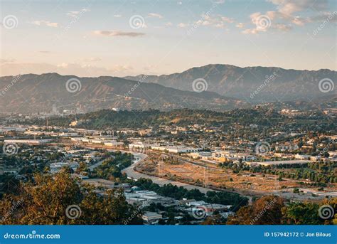 View of Northeast Los Angeles and the San Gabriel Mountains from ...