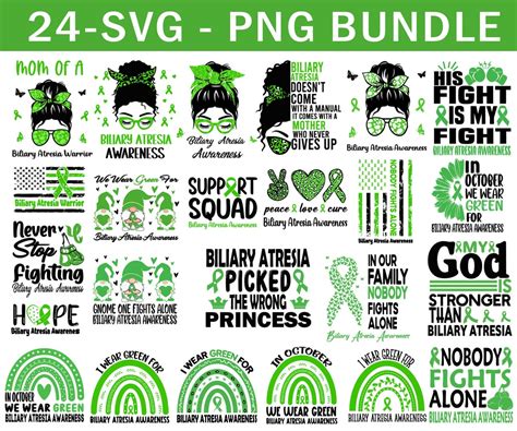 Buy Biliary Atresia Awareness Svg Png Bundle, BA Awareness Ribbon Svg ...