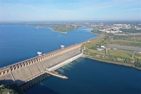 Dam of the Bratsk Hydroelectric Plant - Bratsk