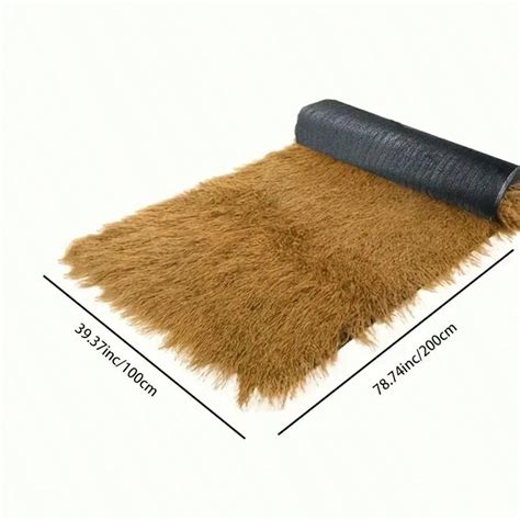 Rollo de material sintético para techos de paja, compuesto de plástico ...