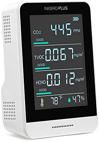 CHNADKS Portable Gas Detector, 4 in 1 (H2S, O2, CO, EX) Handheld Gas ...