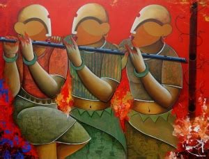 Buy Painting Rhythmic Conversations Artwork No 9185 by Indian Artist ...