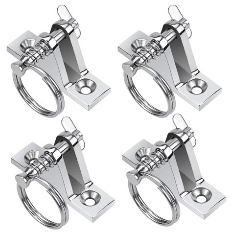 Buy Frascio 4 Pack Bimini Top 90°Deck Hinge with Pin and Ring, 316 ...