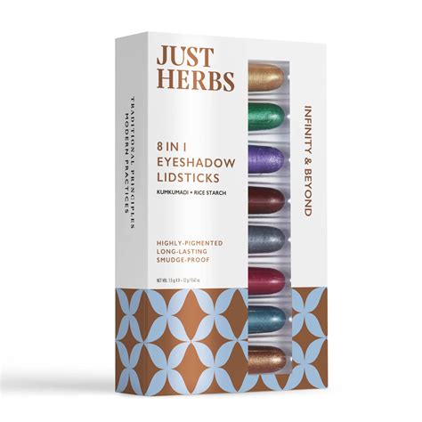 Just herbs 8 in 1 Herbal Metallic-shimmer finish, Long Lasting & Ultra ...