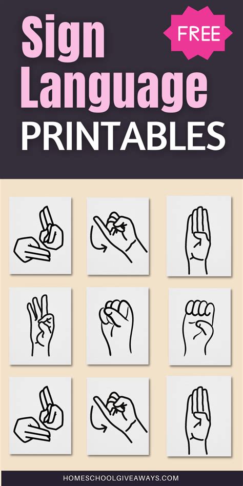 Sign Language Worksheets 的图像结果