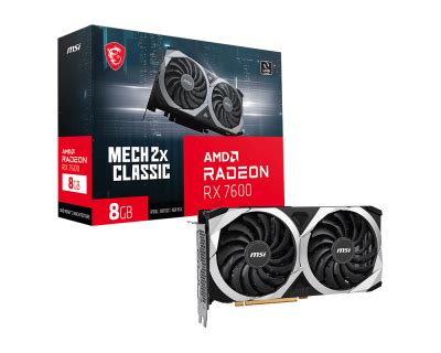 MSI Radeon™ RX 7600 MECH 2X CLASSIC 8G