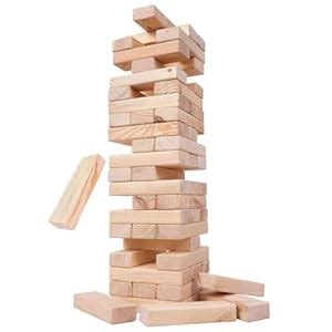 Buy iFire 54 Pcs Challenging Wooden Blocks Games for Adults & Kids I ...
