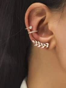 3pcs New Arrival Fashionable Simple Design Micro Inlaid Rhinestone ...