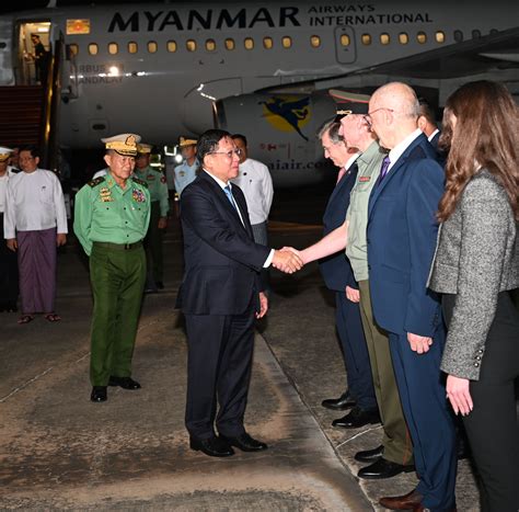 High-level Myanmar delegation, led by Acting President and SSPC Chairman of the Republic of the ... - president of myanmar