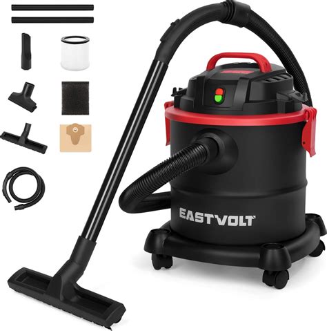 Buy Eastvolt Wet Dry Vacuum Cleaner, 5 Gallon 5.5 Peak HP 3 in 1 Blower ...