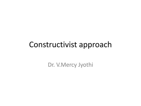 Constructivist Approach 的图像结果