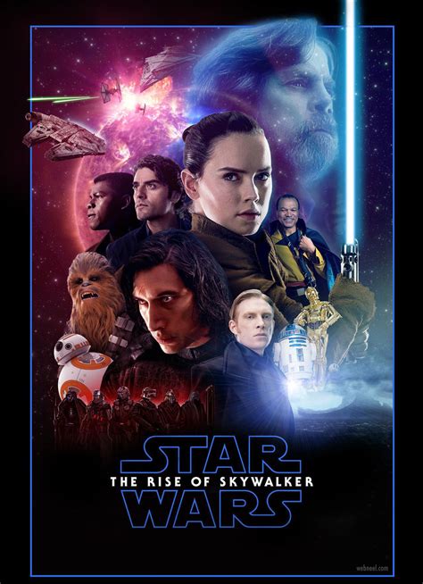 Movie Poster Design Star Wars Glossy Composite 1 - Full Image