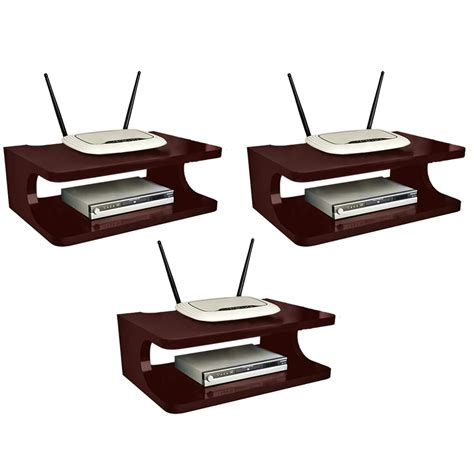 Engineered Wooden Setup Box Stand|WiFi Router, Game Console, Remote ...