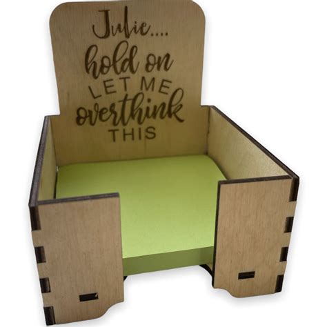 Personalised Post-it Note Holder - Etsy