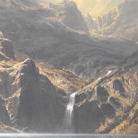 Among the Sierra Nevada, California by Albert Bierstadt