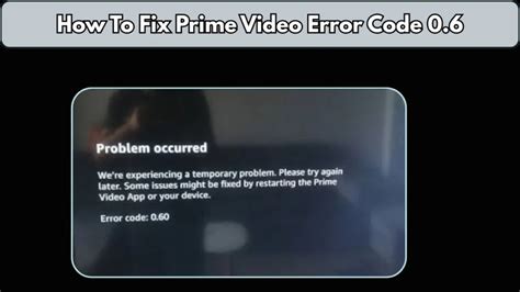 Amazon Prime Video Error Code 9912 的图像结果
