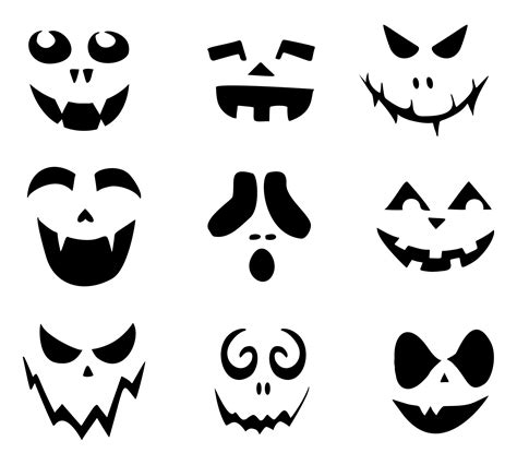 Pumpkin Faces Printable