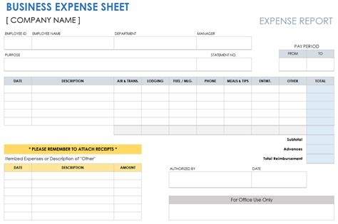 Expense Sheet Tutorial 的图像结果