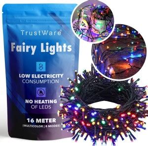 Trust Ware 58 LEDs 16 m Multicolor Color Changing Bulb Rice Lights ...