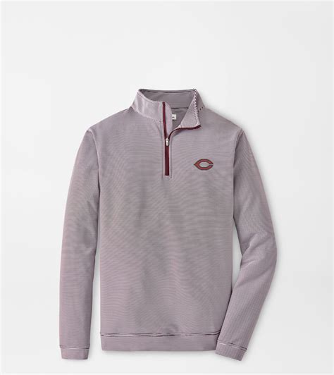 University of Chicago Perth Mini-Stripe Performance Pullover | Men's ...