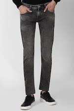 Buy Men Grey Dark Wash Jeans Online - 39622018 | Peter England