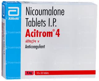 Acitrom 4 MG | Order Acitrom 4 MG Tablet Online at Truemeds