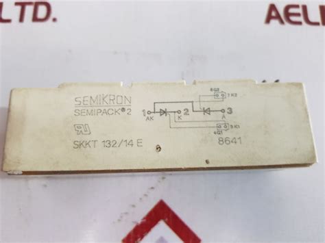 Semikron Semipack 2 Skkt 132/14E Thyristor Module 8641 – Aeliya Marine Tech